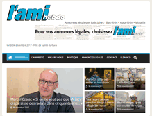 Tablet Screenshot of ami-hebdo.com